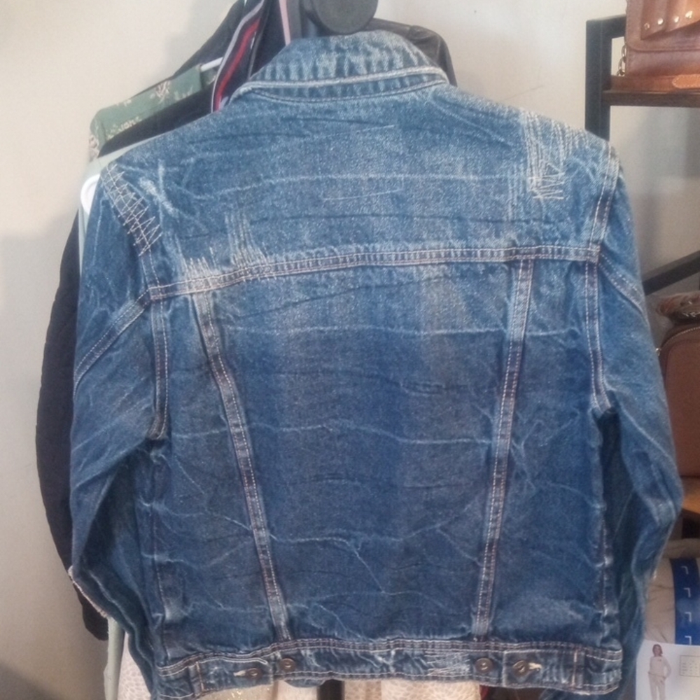 Amethyst Jeans Denim Jacket | 17 PTP - Picture 4 of 6